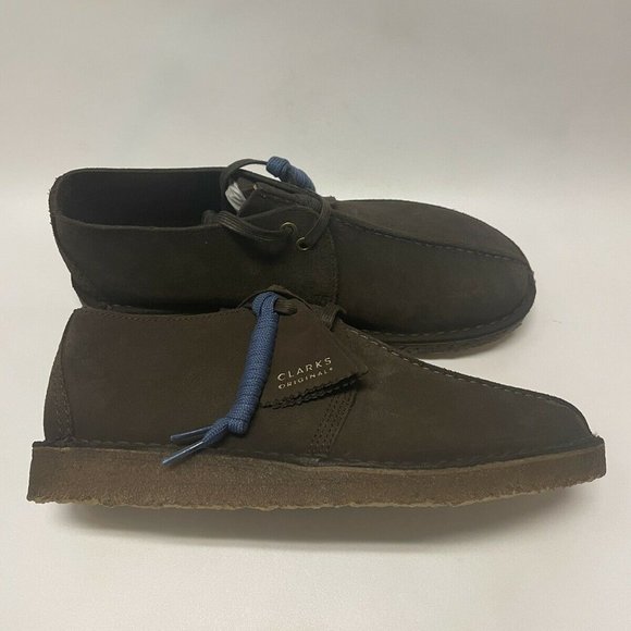 Clarks Originals Suede Desert Trek Brown Boots - Picture 4 of 5